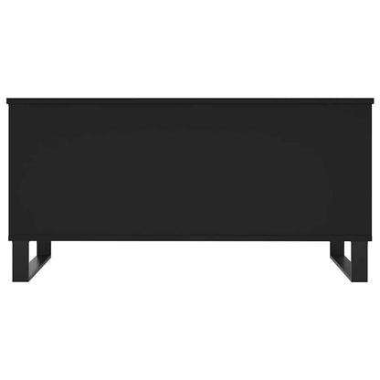 Coffee Table Black 90x44,5x45 cm Engineered Wood