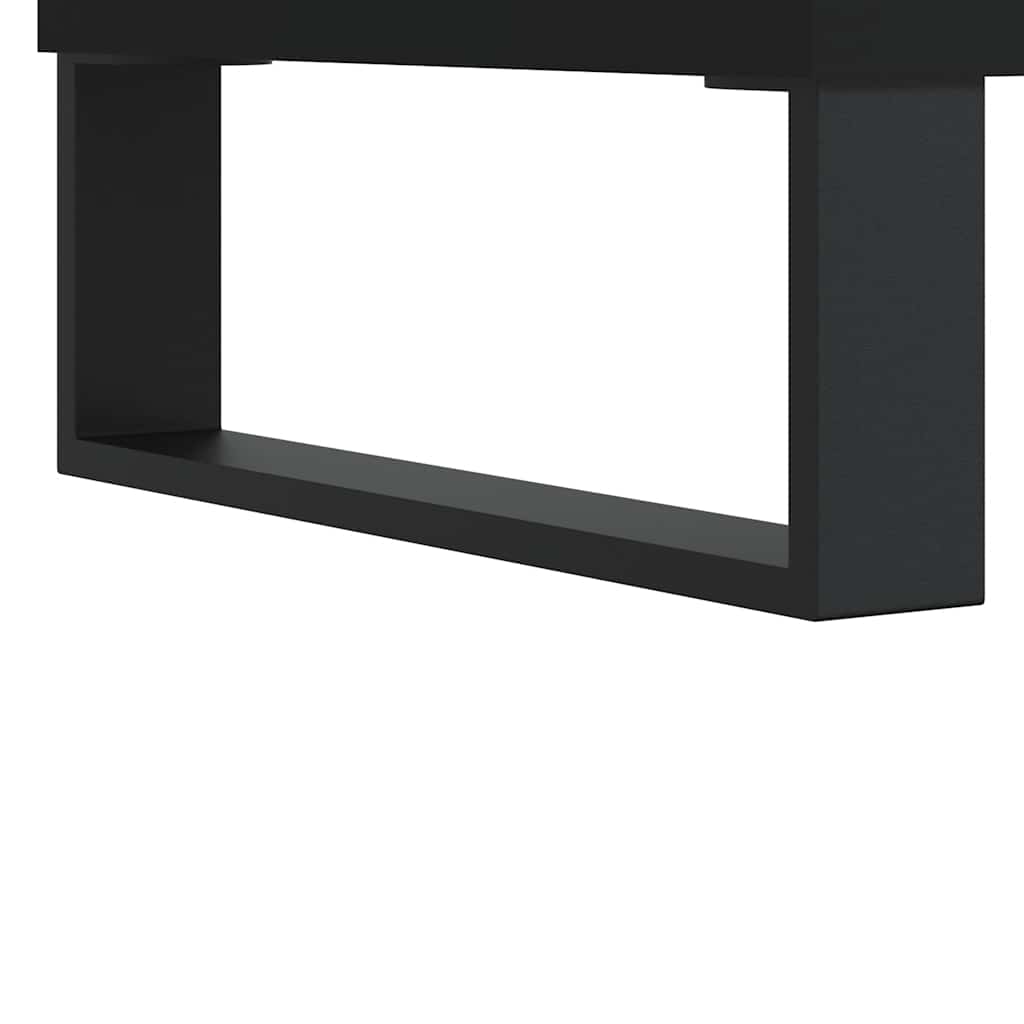 Coffee Table Black 90x44,5x45 cm Engineered Wood