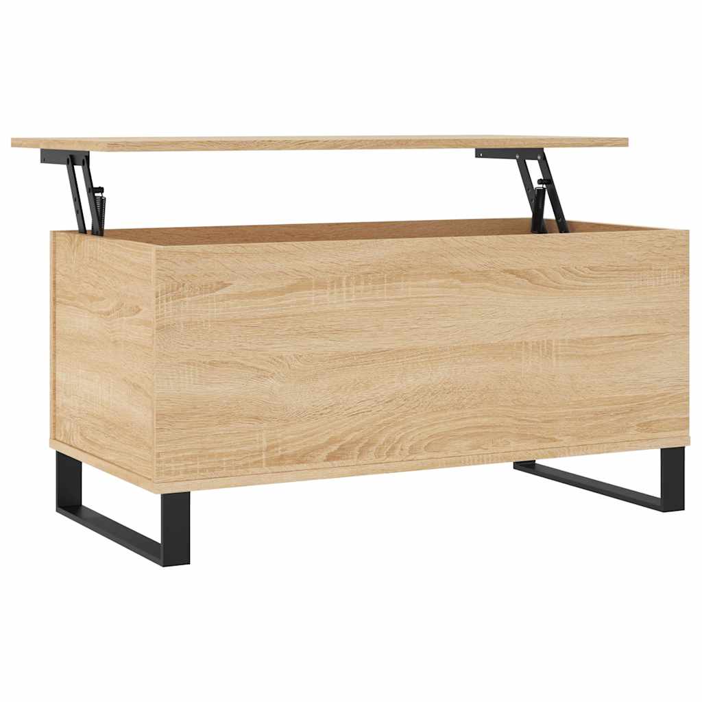 Coffee Table Sonoma Oak 90x44,5x45 cm Engineered Wood