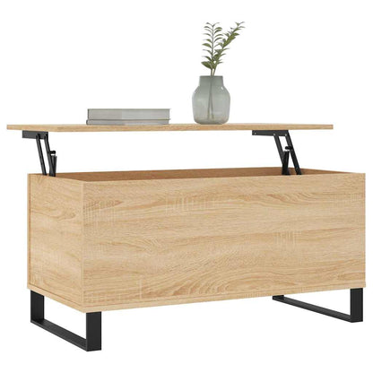 Coffee Table Sonoma Oak 90x44,5x45 cm Engineered Wood