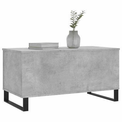 Coffee Table Concrete Grey 90x44,5x45 cm Engineered Wood
