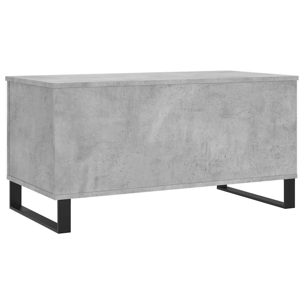 Coffee Table Concrete Grey 90x44.5x45 cm Engineered Wood