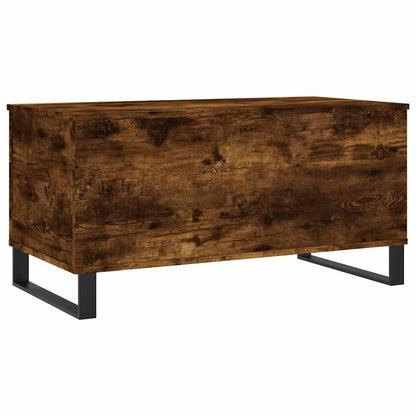 Coffee Table Smoked Oak 90x44,5x45 cm Engineered Wood