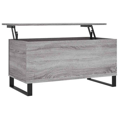 Coffee Table Grey Sonoma 90x44,5x45 cm Engineered Wood