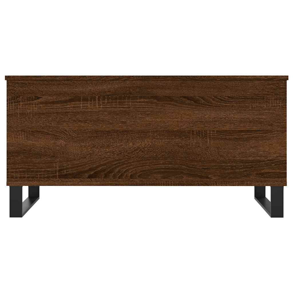 Coffee Table Brown Oak 90x44.5x45 cm Engineered Wood