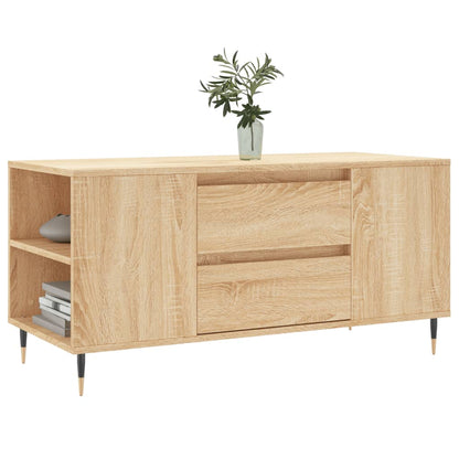 Coffee Table Sonoma Oak 102x44,5x50 cm Engineered Wood