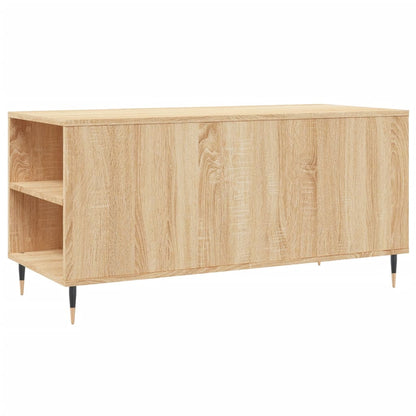 Coffee Table Sonoma Oak 102x44.5x50 cm Engineered Wood