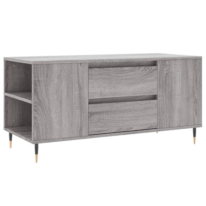 Coffee Table Grey Sonoma 102x44,5x50 cm Engineered Wood