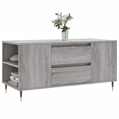 Coffee Table Grey Sonoma 102x44,5x50 cm Engineered Wood