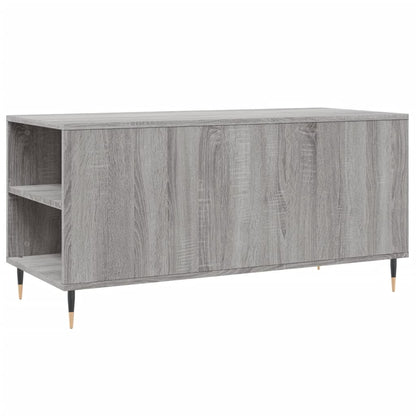 Coffee Table Grey Sonoma 102x44,5x50 cm Engineered Wood