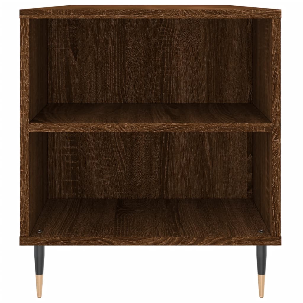 Coffee Table Brown Oak 102x44,5x50 cm Engineered Wood