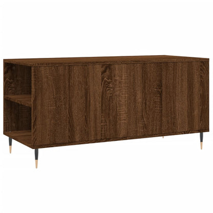 Coffee Table Brown Oak 102x44,5x50 cm Engineered Wood