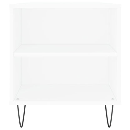 Coffee Table White 102x44,5x50 cm Engineered Wood