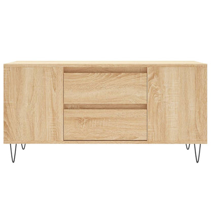 Coffee Table Sonoma Oak 102x44,5x50 cm Engineered Wood