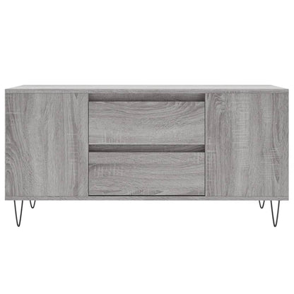 Coffee Table Grey Sonoma 102x44,5x50 cm Engineered Wood