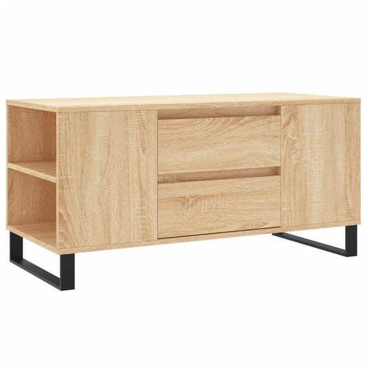 Coffee Table Sonoma Oak 102x44,5x50 cm Engineered Wood