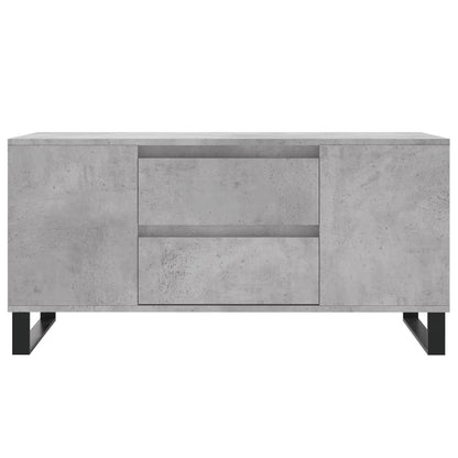 Coffee Table Concrete Grey 102x44,5x50 cm Engineered Wood