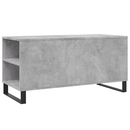 Coffee Table Concrete Grey 102x44.5x50 cm Engineered Wood