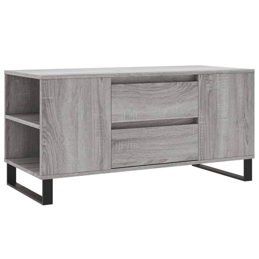 Coffee Table Grey Sonoma 102x44,5x50 cm Engineered Wood