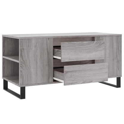 Coffee Table Grey Sonoma 102x44,5x50 cm Engineered Wood