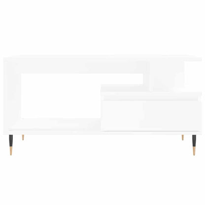 Coffee Table White 90x49x45 cm Engineered Wood