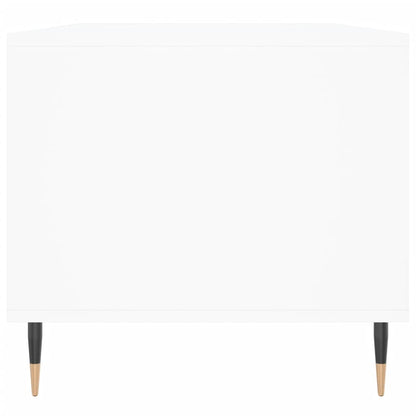 Coffee Table White 90x49x45 cm Engineered Wood