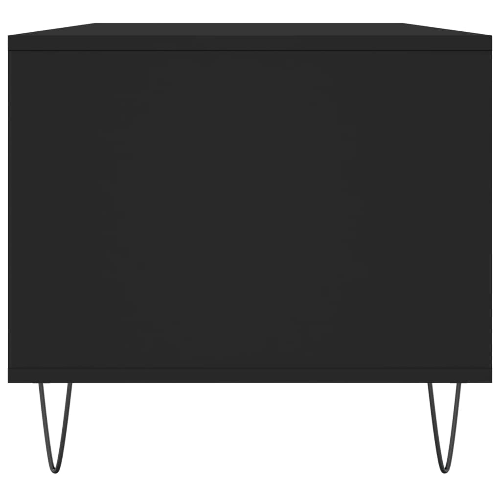 Coffee Table Black 90x49x45 cm Engineered Wood
