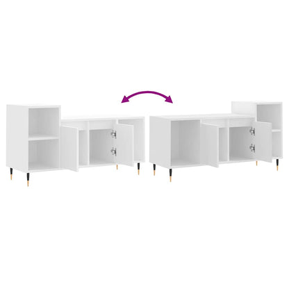 TV Cabinet White 100x35x55 cm Engineered Wood