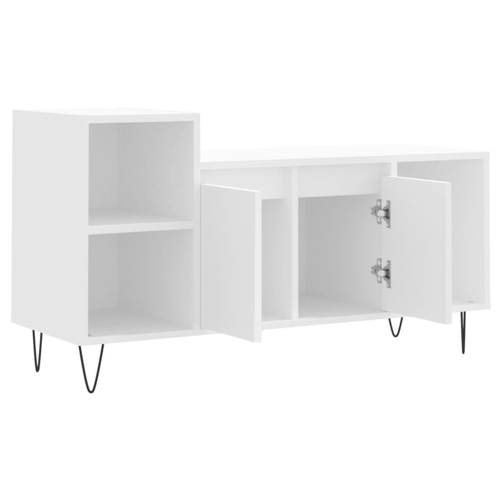 TV Cabinet White 100x35x55 cm Engineered Wood