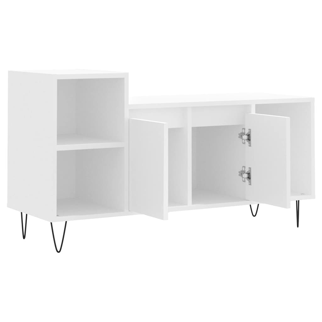 TV Cabinet White 100x35x55 cm Engineered Wood