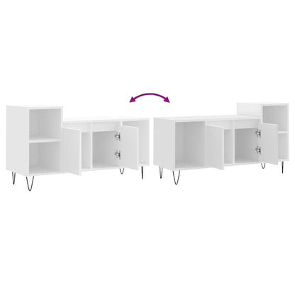 TV Cabinet White 100x35x55 cm Engineered Wood