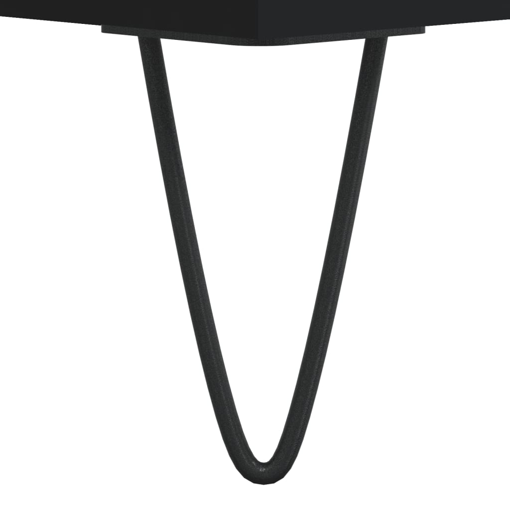 TV Cabinet Black 100x35x55 cm Engineered Wood