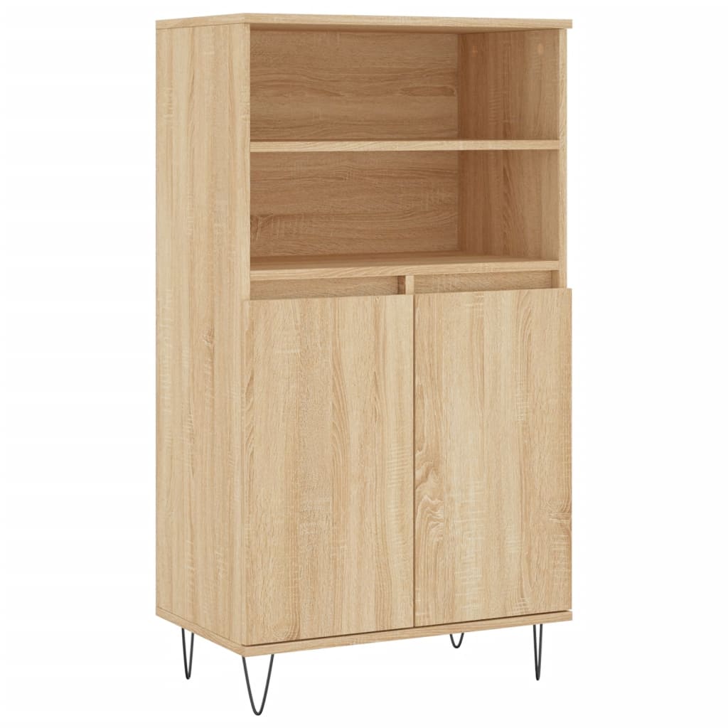 Highboard Sonoma Oak 60x36x110 cm Engineered Wood