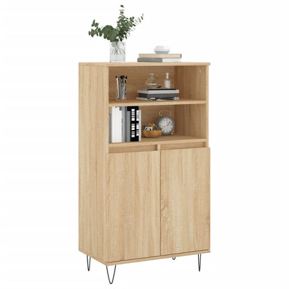 Highboard Sonoma Oak 60x36x110 cm Engineered Wood