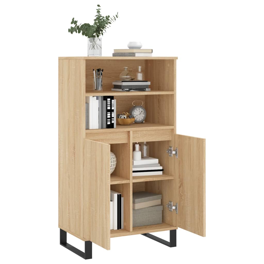 Highboard Sonoma Oak 60x36x110 cm Engineered Wood