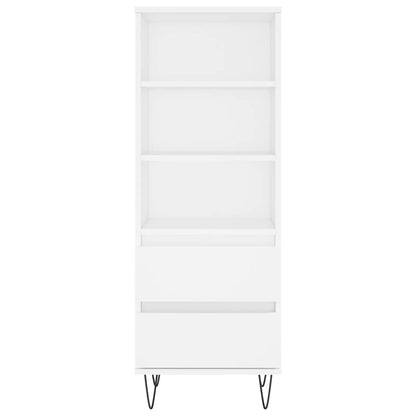 Highboard White 40x36x110 cm Engineered Wood