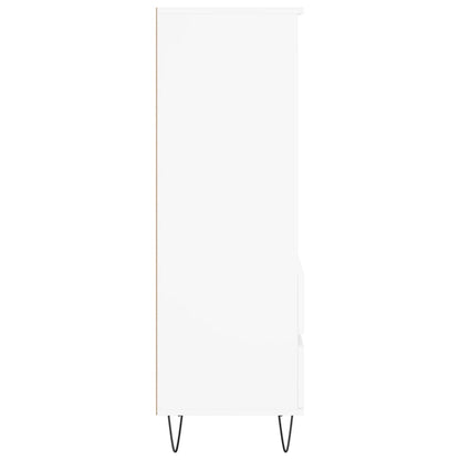 Highboard White 40x36x110 cm Engineered Wood