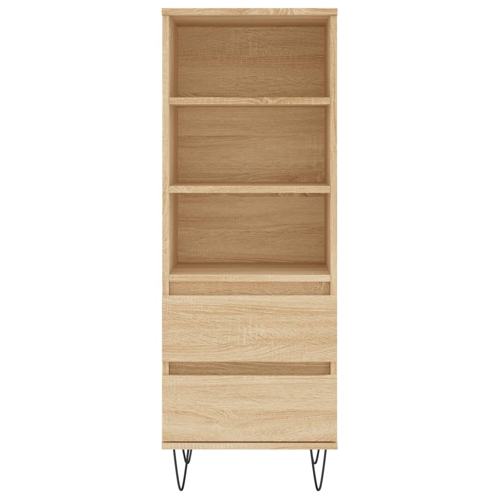 Highboard Sonoma Oak 40x36x110 cm Engineered Wood