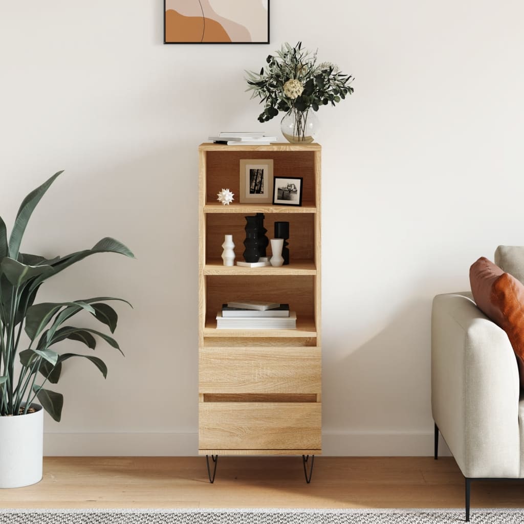 Highboard Sonoma Oak 40x36x110 cm Engineered Wood