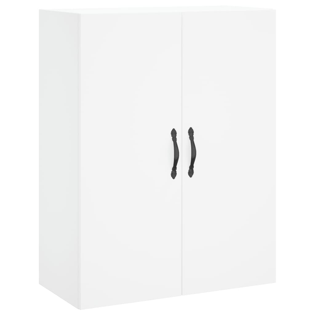Wall Mounted Cabinet White 69,5x34x90 cm Engineered Wood