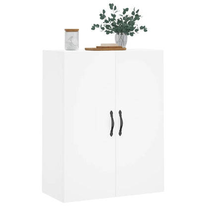 Wall Mounted Cabinet White 69,5x34x90 cm Engineered Wood