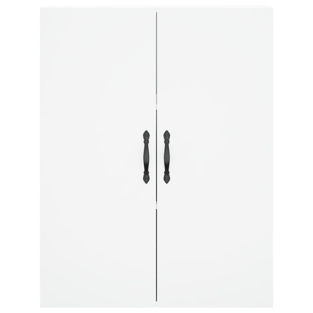Wall Mounted Cabinet White 69,5x34x90 cm Engineered Wood