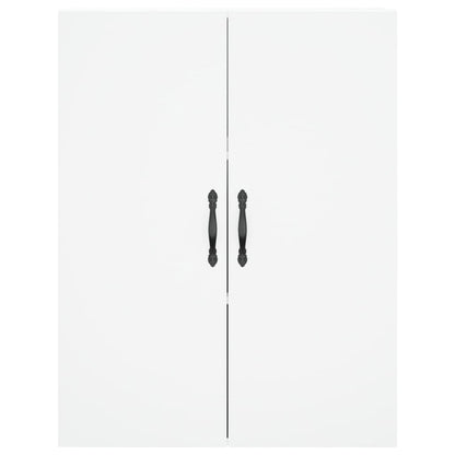 Wall Mounted Cabinet White 69,5x34x90 cm Engineered Wood
