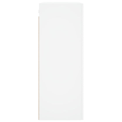 Wall Mounted Cabinet White 69,5x34x90 cm Engineered Wood