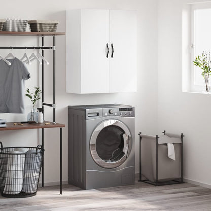 Wall Mounted Cabinet White 69,5x34x90 cm Engineered Wood