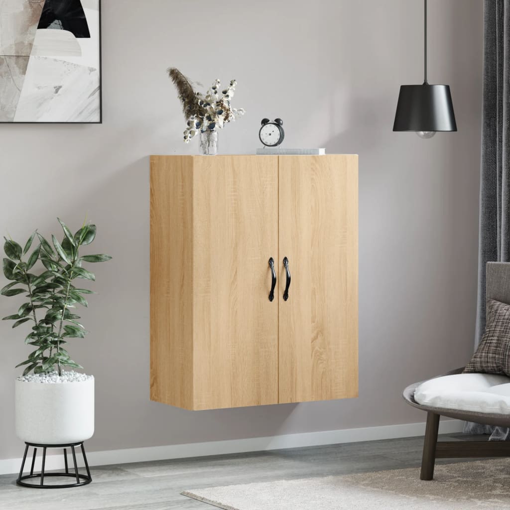 Wall Mounted Cabinet Sonoma Oak 69,5x34x90 cm Engineered Wood