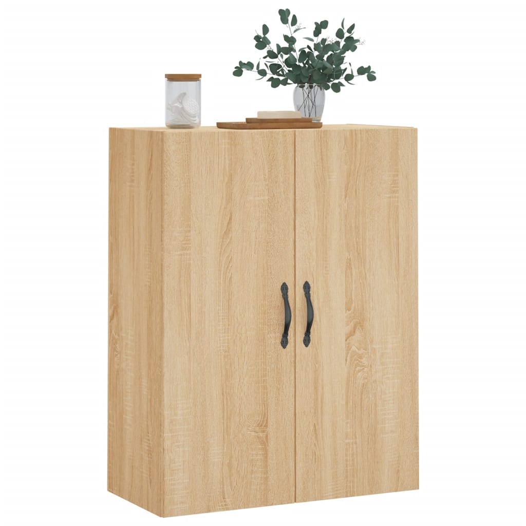 Wall Mounted Cabinet Sonoma Oak 69,5x34x90 cm Engineered Wood