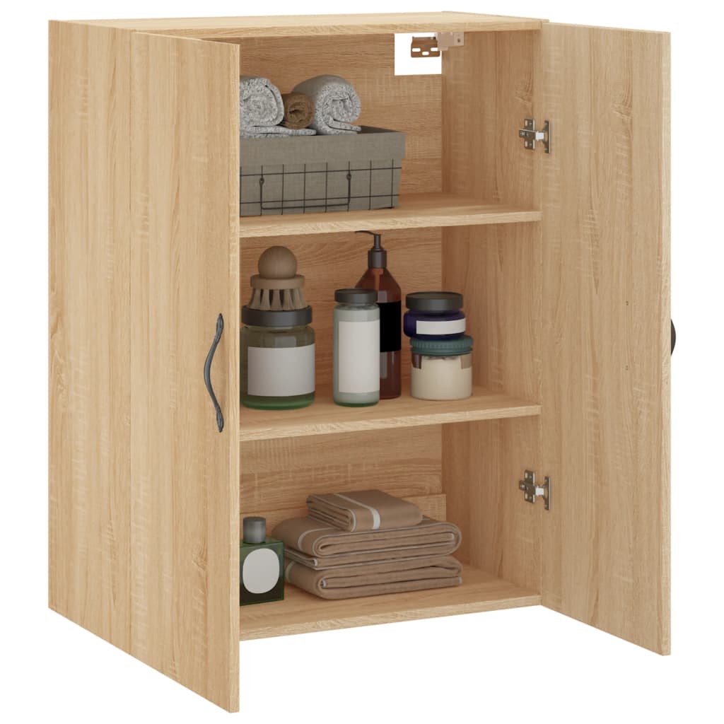 Wall Mounted Cabinet Sonoma Oak 69,5x34x90 cm Engineered Wood