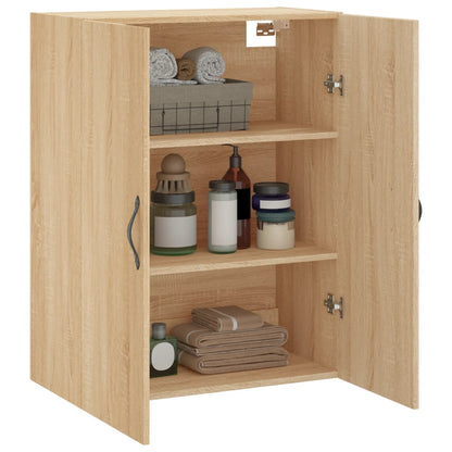 Wall Mounted Cabinet Sonoma Oak 69,5x34x90 cm Engineered Wood