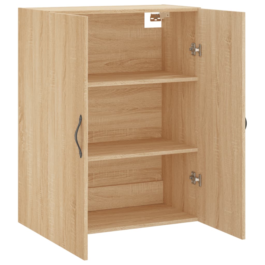 Wall Mounted Cabinet Sonoma Oak 69,5x34x90 cm Engineered Wood